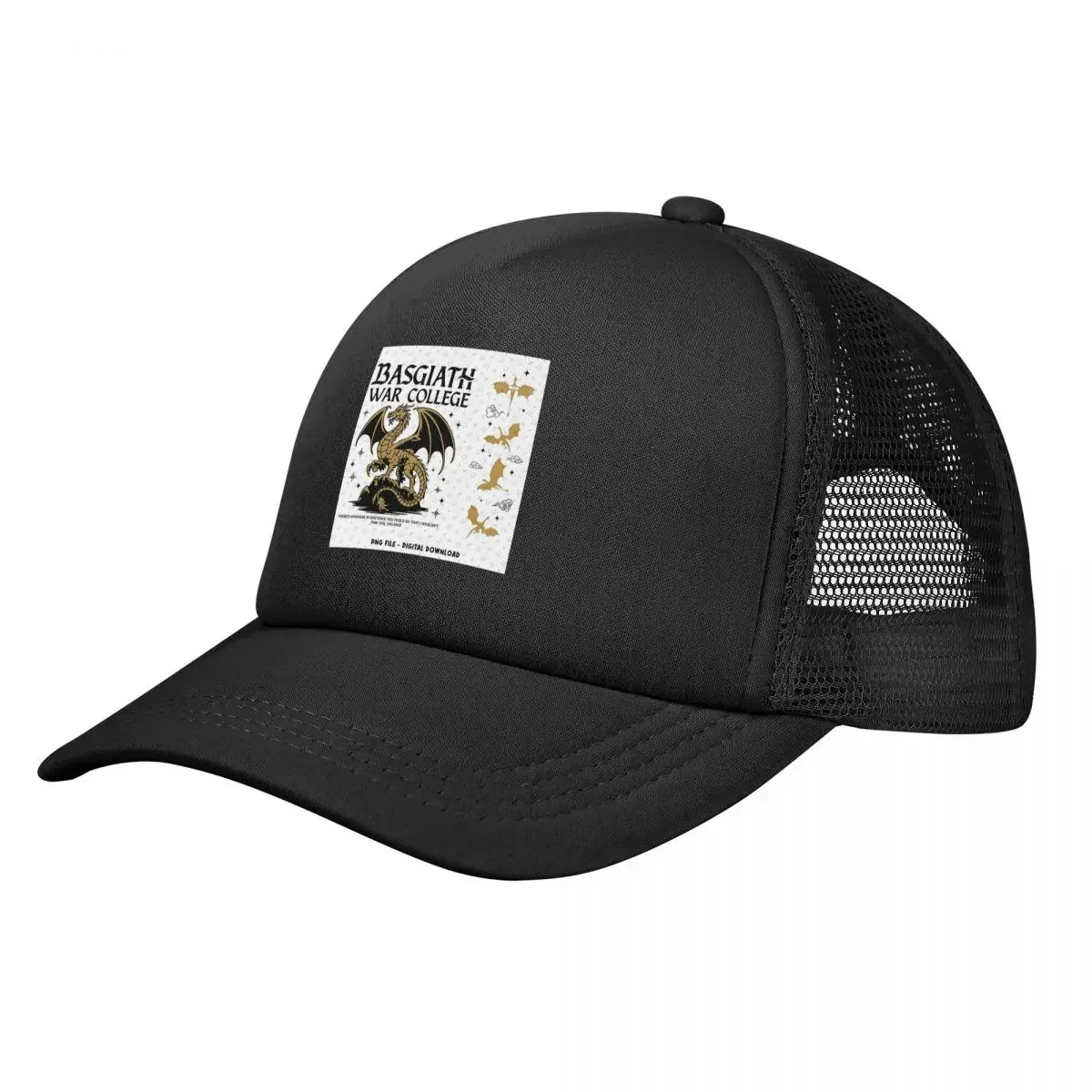 Fourth Wing Basgiath War College Mesh Baseball Caps Snapback Fashion Baseball Hats Breathable Casual Casquette Outdoor