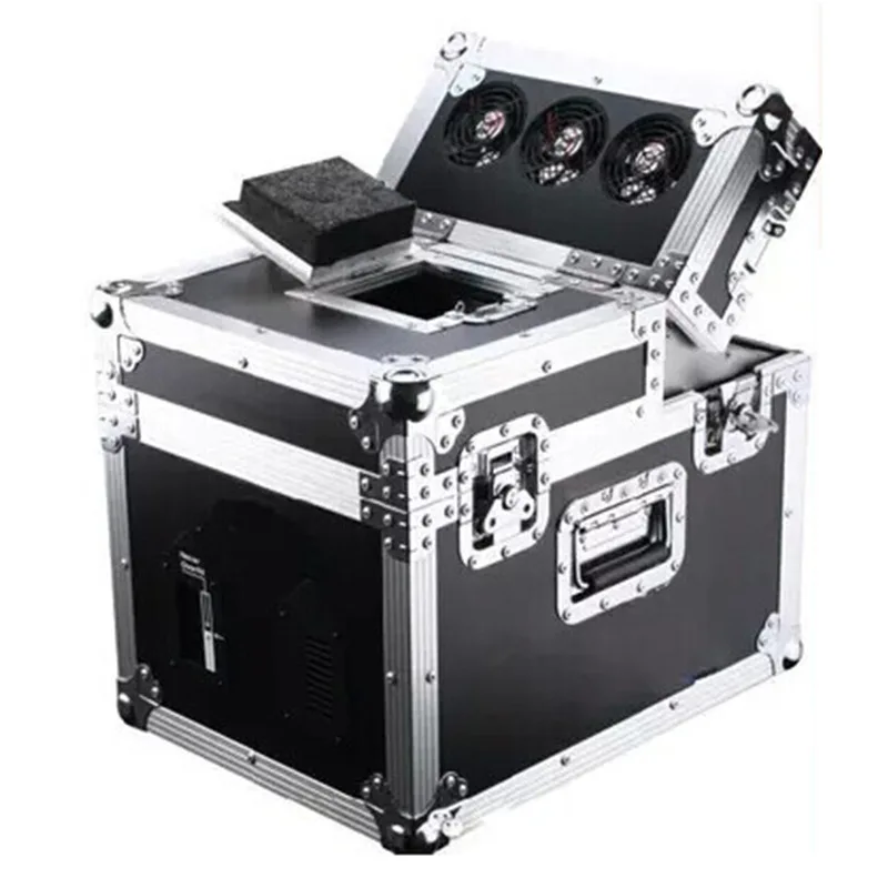

600W double fog machine DMX512 remote control performance is light mist hood lighting special effects with air box