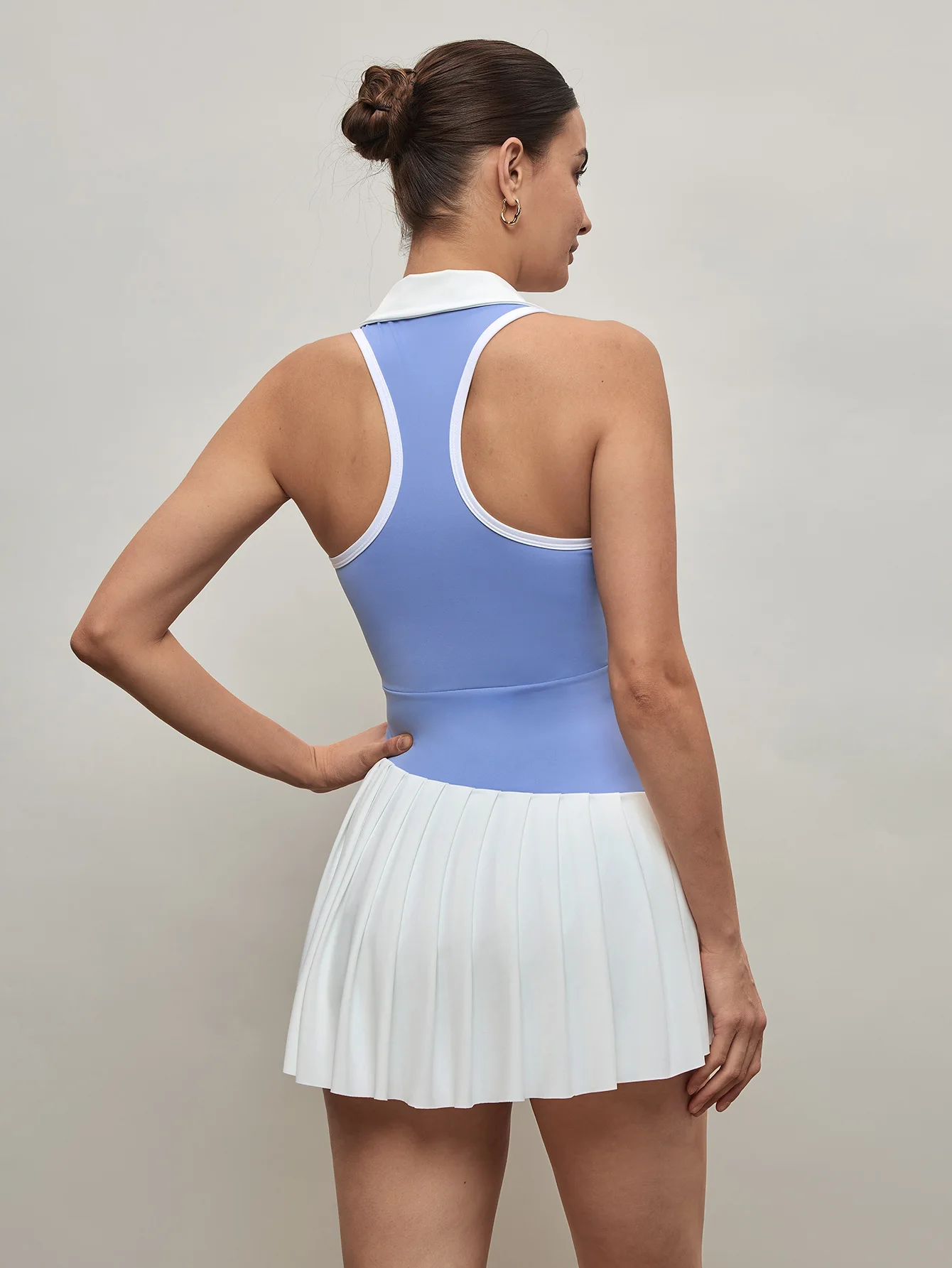 Women Spring Summer High Waisted Skort Built‑in Shorts Athletic Tennis Skirt Set Tight Fit For Workout Fitness Sports Casual