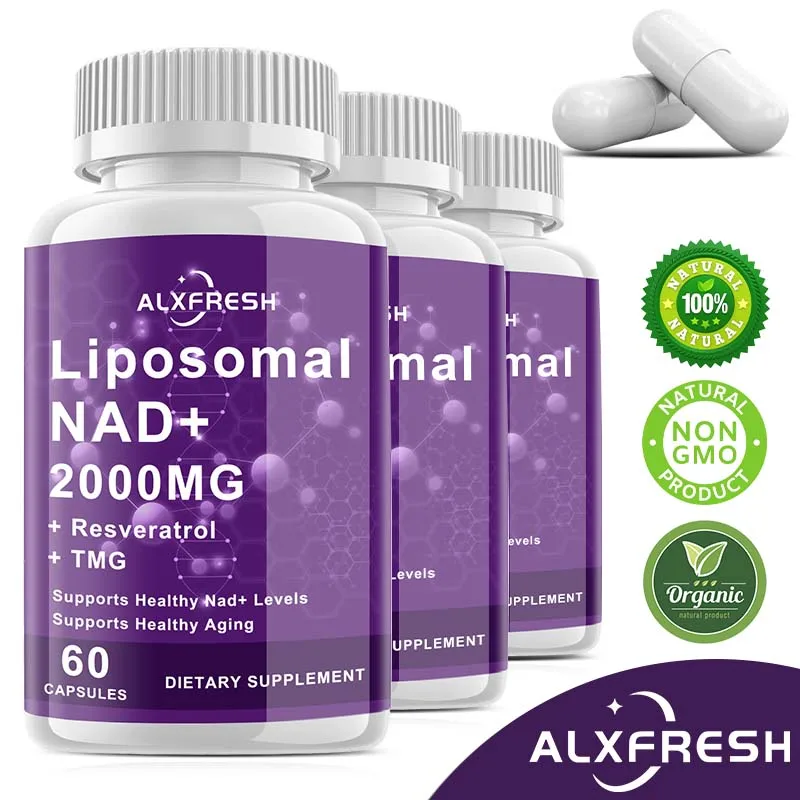 

NAD Capsules Boost Cellular Energy Combat Fatigue Slow Aging Support Brain Cognitive Function Promote Cardiovascular Health