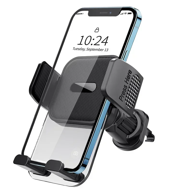 

GEFENSI Car Phone Holder For Vent - Air Vent Cell Phone Mount For Car, Acrylic Hands Free Automobile Cradle Clip Stand, 4-7" Cel