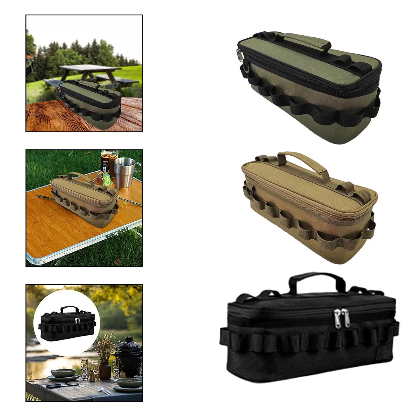 

Camping Tableware Storage Bag Camp Organizer for Garden Party Fishing