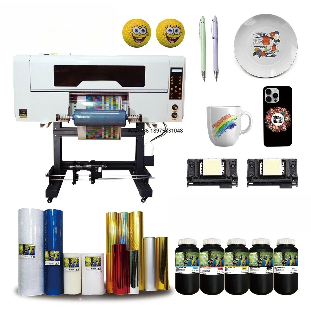 DTF Dtf Industrial Printer With XP600 I1600 Print Head Custom UV Ink Transfer Oil Change Sticker Printer