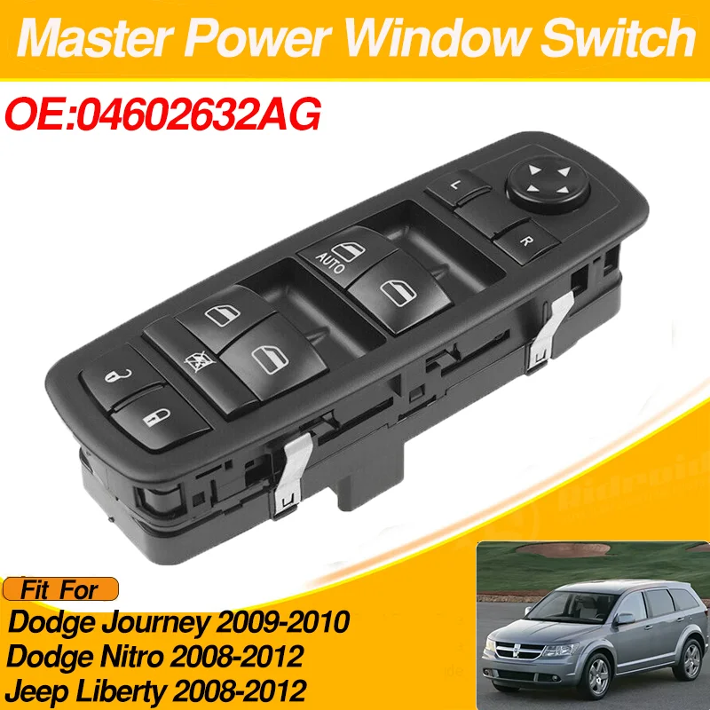 

04602632AG 04602632AC 13+8 Pins Single Auto Front Left Car Window Switch For Dodge Journey Nitro For Jeep Liberty