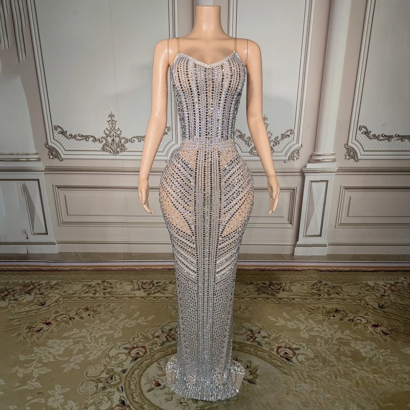 

Glam Tube Top Waist Hip Skirt Night Social Evening Wear Socialite Party Dress Car Show Model Performance Clothes Wedding Dresses