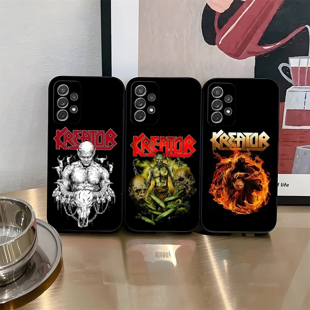 Kreators Metal Band Phone Case, Samsung Galaxy S24, S21, S23, S22, S20 Ultra, Fe Plus, A34, A54, A24, A52, A53, M54 Cover