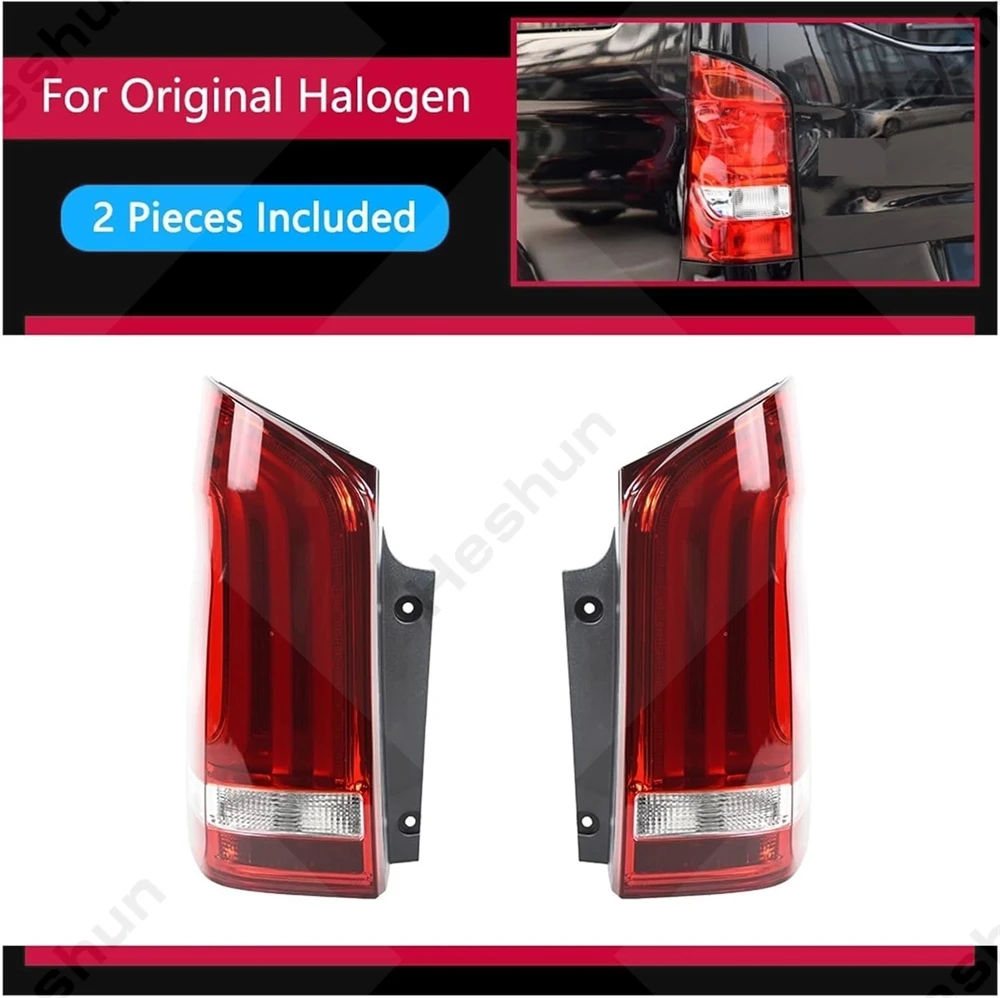 Paar Led Achterlichten Voor Benz Vito W447 2014 2015 2016 2017 2018 2019 2020-2022 Achterlicht Achterlichten Achterlichten Led remlicht