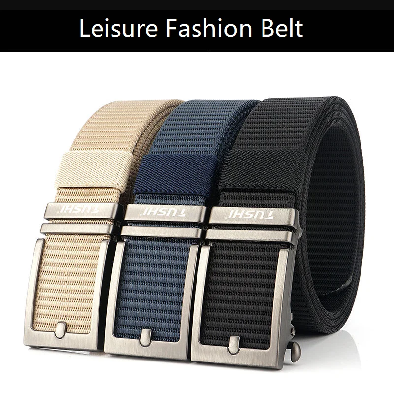 

Leisure Fashion Belt Tactical Belt For Outdoor Hunting Fishing Alloy Buckle Women Men Waistband Quick Release Nylon Elastic