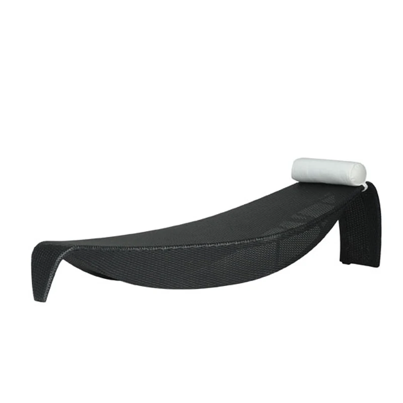 

Outdoor rattan furniture leaf design beach sun bed