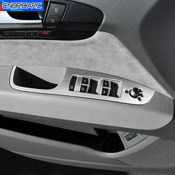 Car For Audi Q7 2008-2015 Door Armrest Window Lifter Switch Button Panel Decoration Frame Trim Interior Auto Accessories Sticker
