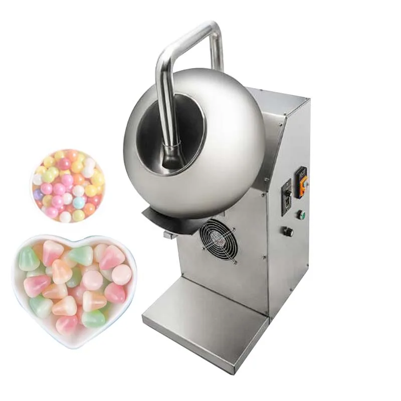 Commercial Chocolate Sugar Coating Polishing Machine 220V 1400W Food Wrapping Chaff Rolling Drying Machines