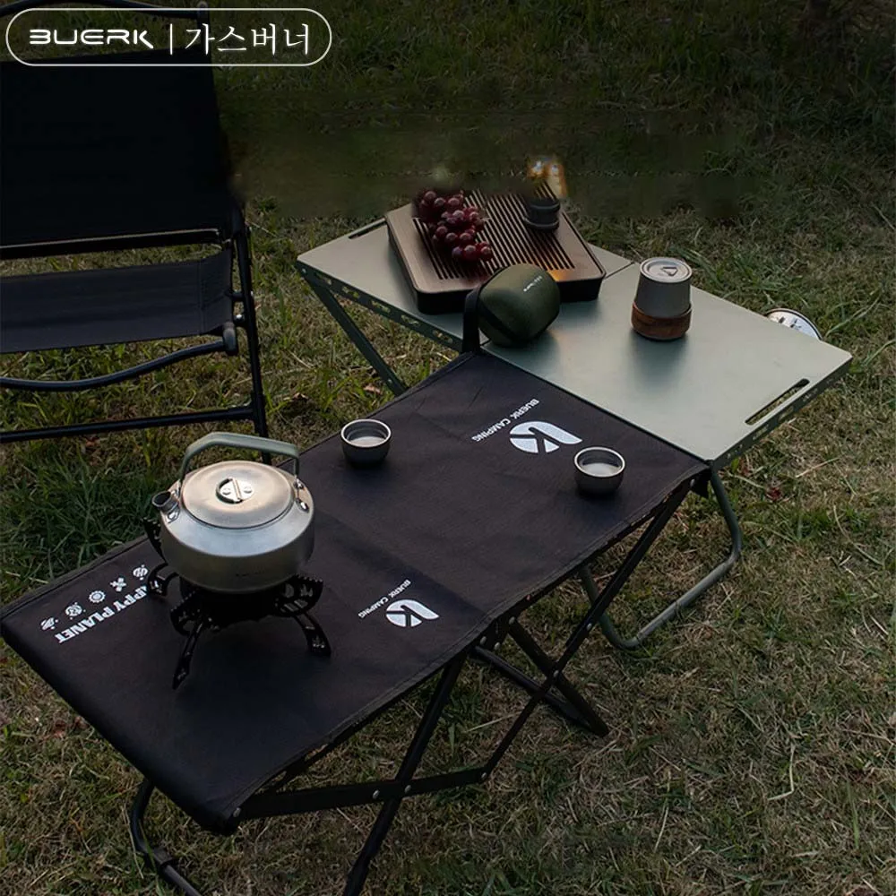 

BUERK Outdoor carbon steel Table camping auxiliary table Portable Picnic Hot Selling Camping High Temperature Resistant Folding