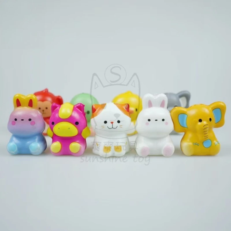 1 個ストレス解消おもちゃフワフワ漫画ツイストエッグ 24 動物 PU 遅いリバウンド混練おもちゃそわそわおもちゃ Juguetes 스트레스볼 장난감