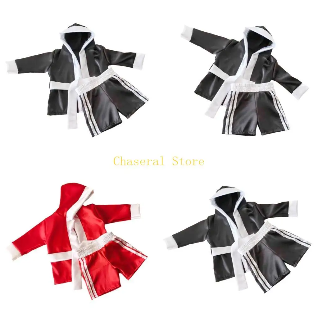 

E7CE Новорожденный боксерский костюм Креативные аксессуары для фотографии для запоминающихся портретов