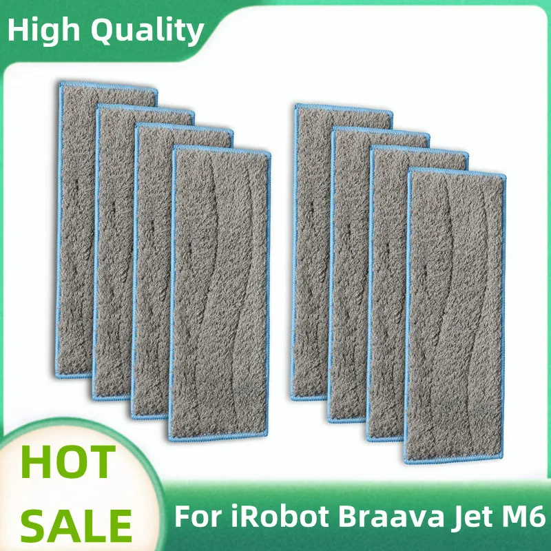 Washable High Quality Cloth Rag Wipes For iRobot Braava Jet M6 Mopping Vacuum Cleaner Robot Parts Kits Wet Mop Cloth