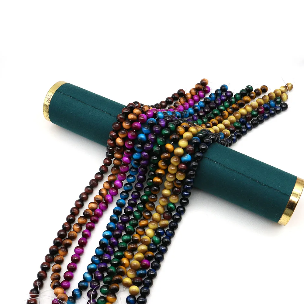 متعدد نمط تقليد عين النمر فضفاض خزر عازل لصنع المجوهرات عقد دي اي واي سوار الإكسسوار اختيار حجم 8/10/12/14/16 مللي متر