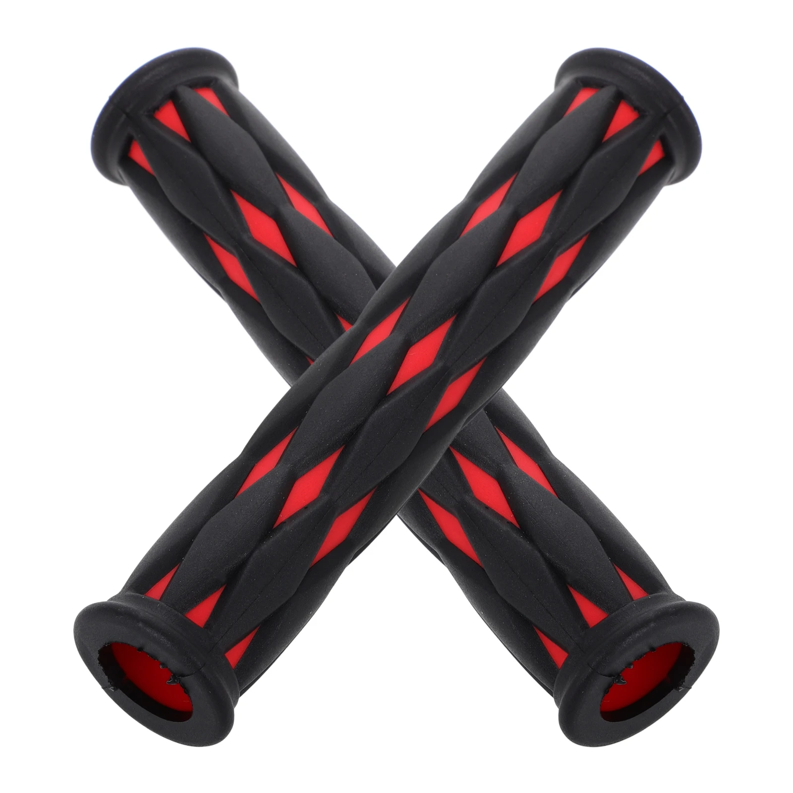 

1 Pair Universal Anti-Slip Rubber Motorcycle Handlebar Grip Covers Comfortable Hand Protector For Electric Bikes Scooters