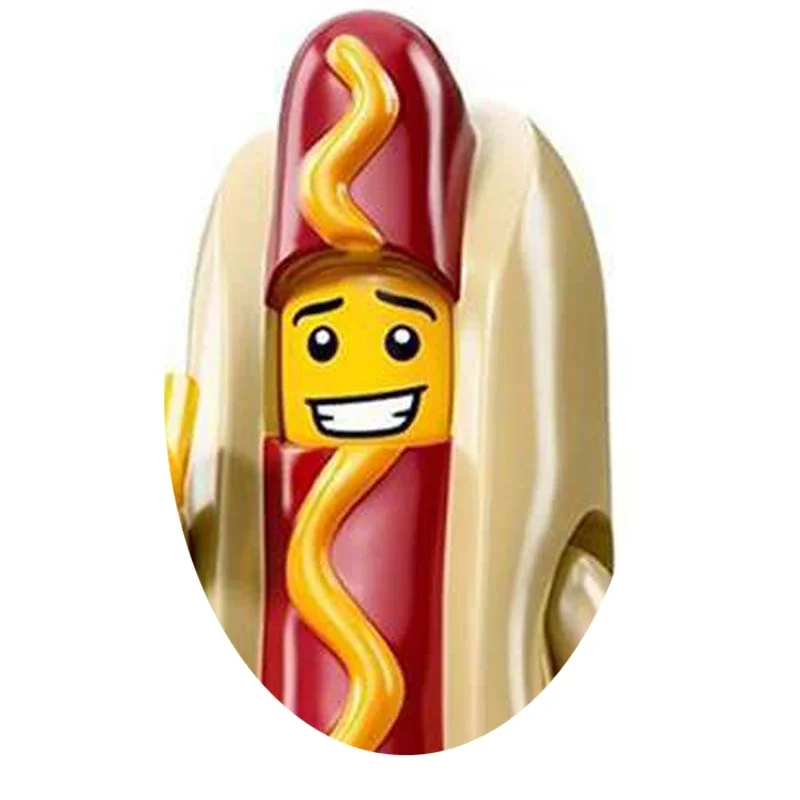 PG8141 Anime Cartoon Puppe Bausteine Kawaii Banana Shark Pädagogisches Spielzeug kinder Hause Geschenk Konstruktor Abenteuer