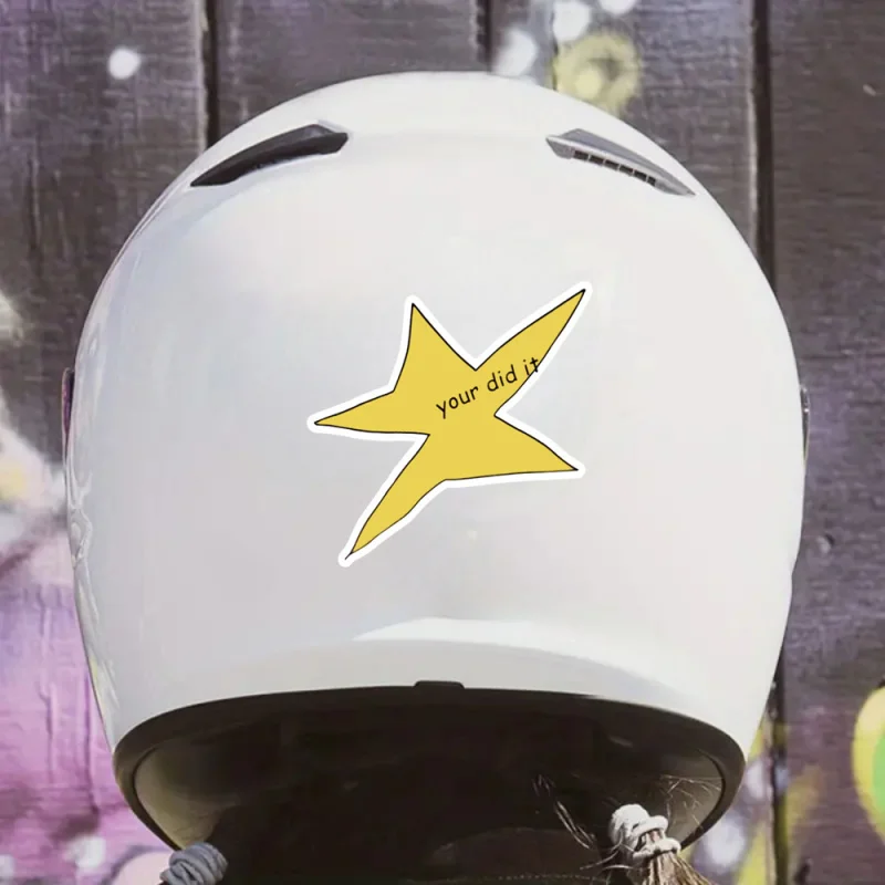 1 قطعة/5 قطعة من ملصقات Yours Did It Star Meme ، ملصقات ميمي ، ملصقات مضحكة ، ملصق مقاوم للماء ، ملصقات الفينيل #2