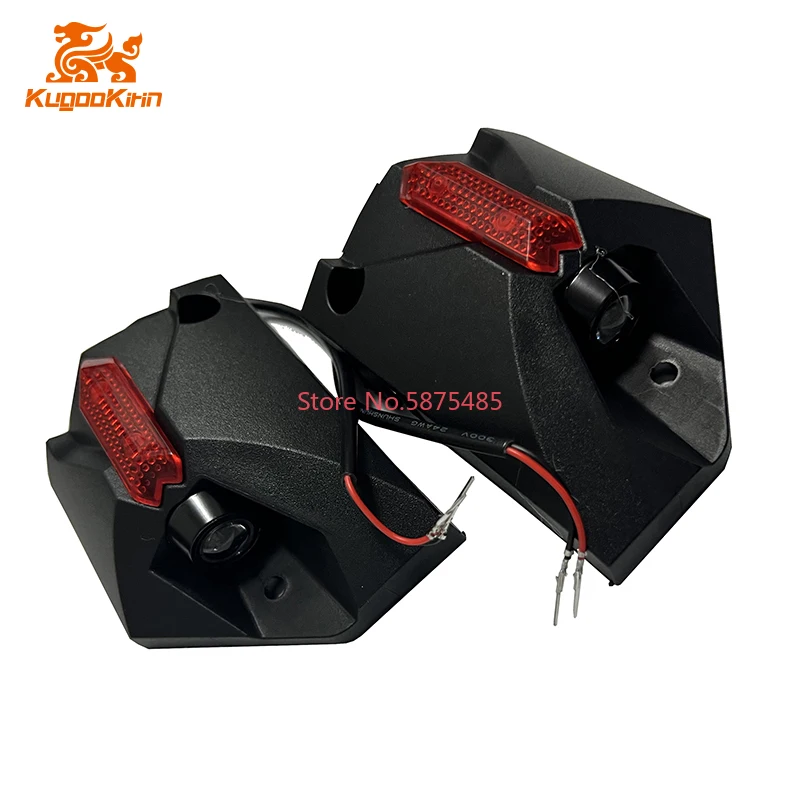 Original Front Turn Signal Lights for KUGOO KuKirin G2 MAX Electric Scooter Parts Left and Right Warning Sidelight Accessories