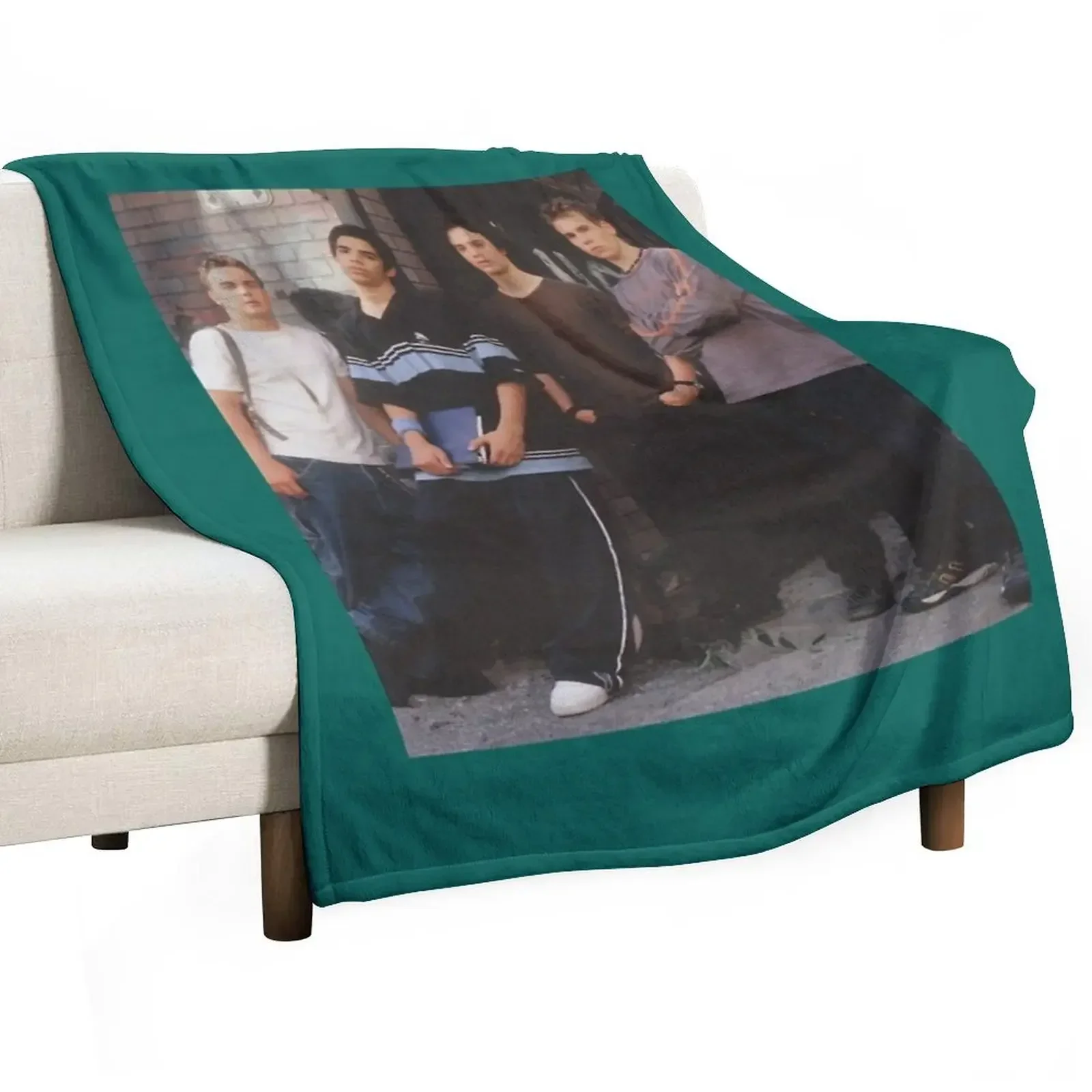 degrassi Craig Manning, Sean Cameron, Jimmy Brooks and Gavin C Throw Blanket Flannel Fabric Giant Sofa Blankets