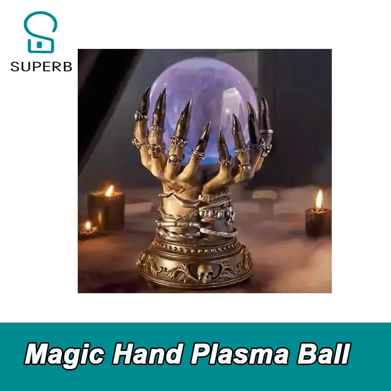 escape room prop magic head plasma ball escape game prop electric puzzle 2026 new escape game plasma ball magic ball superb 1987