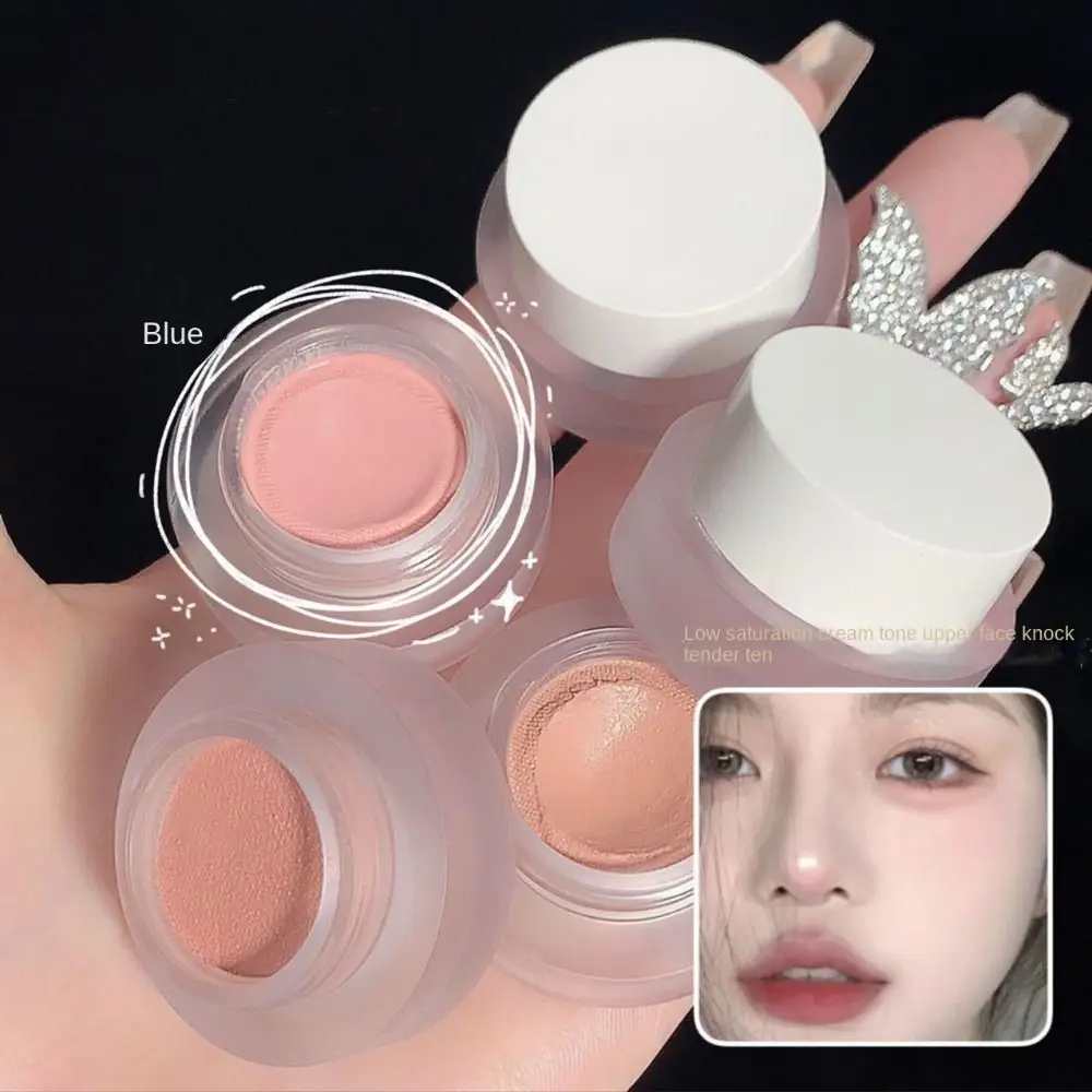 Schönheit Matte Rouge Mousse Wasserdicht Natürliche Feuchtigkeits Rouge Mehrzweck Gesichts Kontur Rouge Gel Creme Make-Up-Tool