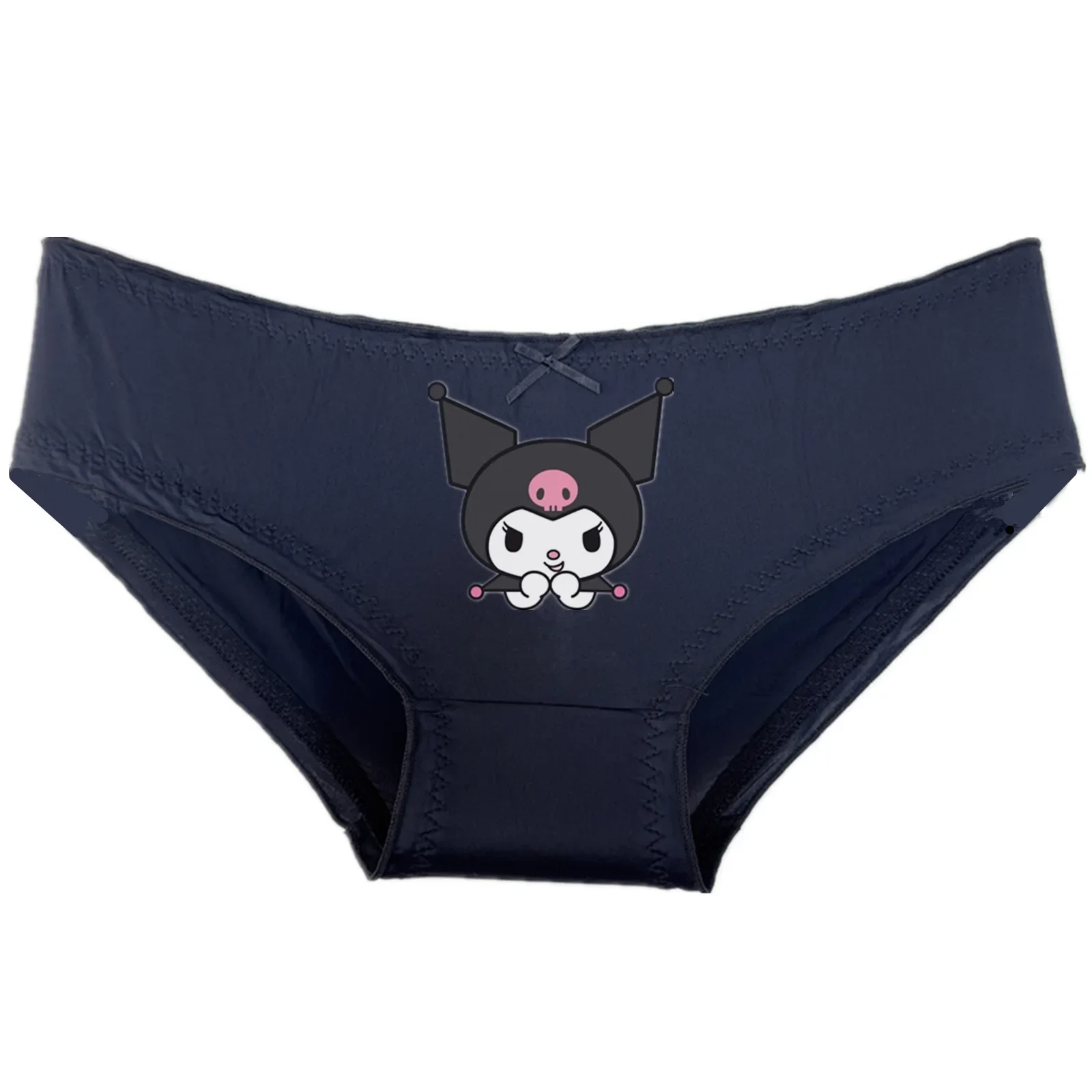 Sexy Kuromi Y2k Kawaii Frauen Unterwäsche Cartoon Mädchen Mesh Spitze Nahtlose Atmungsaktive Tanga Damen Einstellbare Spitze Up Dessous Geschenk