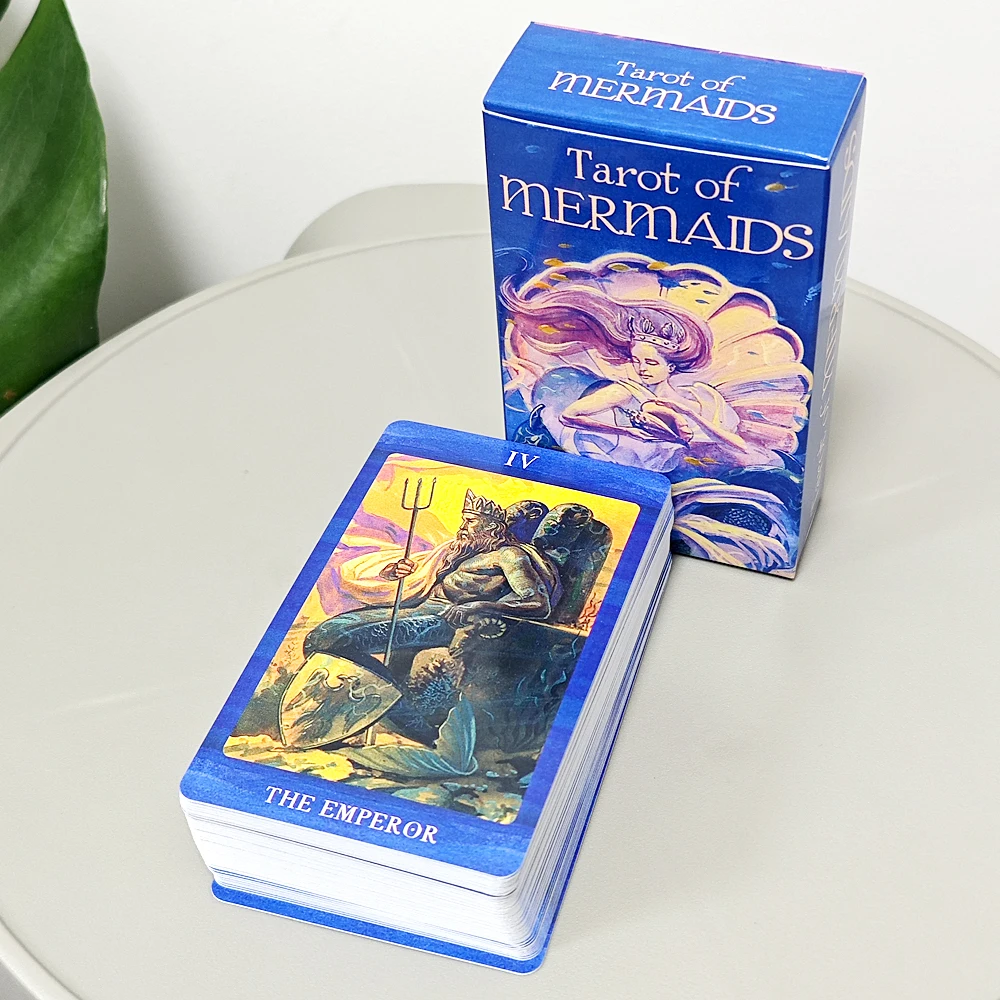 10.3*6cm Tarot of Mermaids Beautiful and Sensual Creatures Have The Ambiguous Charm 78 Pcs Cards Rider Waite System