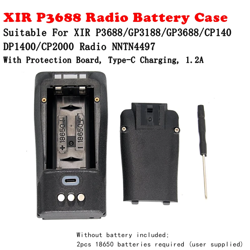 Базовый блок для аккумулятора PMNN4497 подходит для раций XIR P3688, GP3188, GP3688, CP200D, DP1400, CP380, DEP450, CP040. Аксессуары для радиостанций.
