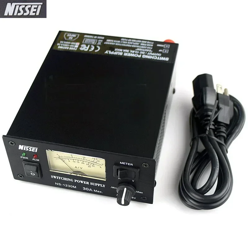 NISSEI NS-1230M Communication Switching NS1230M Power Supply 30A 4V-16V Adjustable Base Station for Car Radio Audio Systems