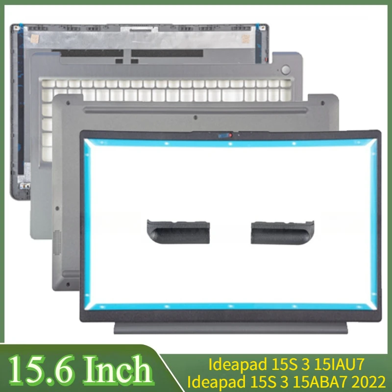 

15,6 "серебристый для Ideapad 15S 3 15IAU7 Ideapad 15S 3 15ABA7 2022 ноутбука ЖК-задняя крышка передняя панель упор для рук нижняя часть корпуса