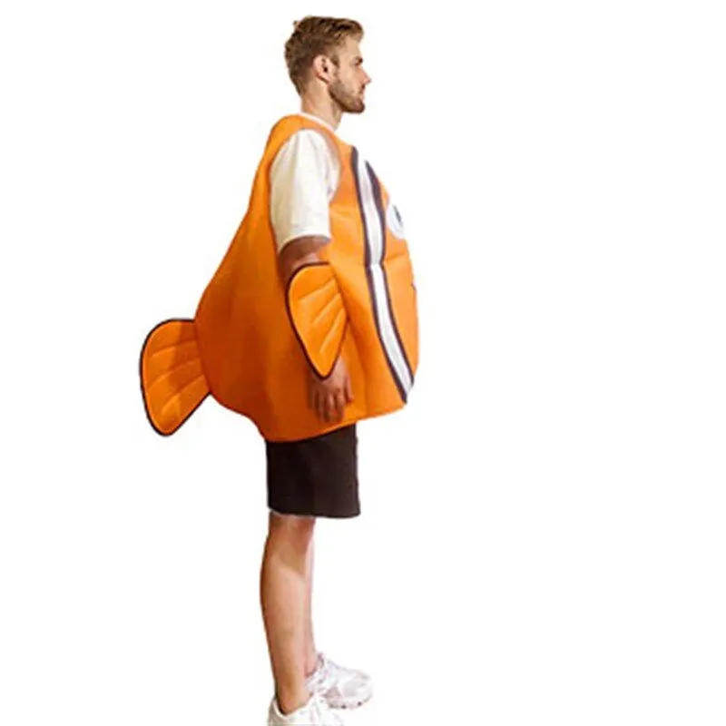 

Adult Nemo Outerwear Halloween Costume Clownfish Multicolor Polyester Material Suitable for Company Year-end Ball Party
