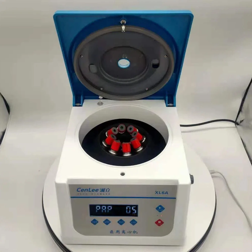 XL6A Factory Price Bench Top 4000rpm PRF CGF Centrifuge 8x10ml Angle Rotor Dental Centrifuge Clinical Centrifuge Machine