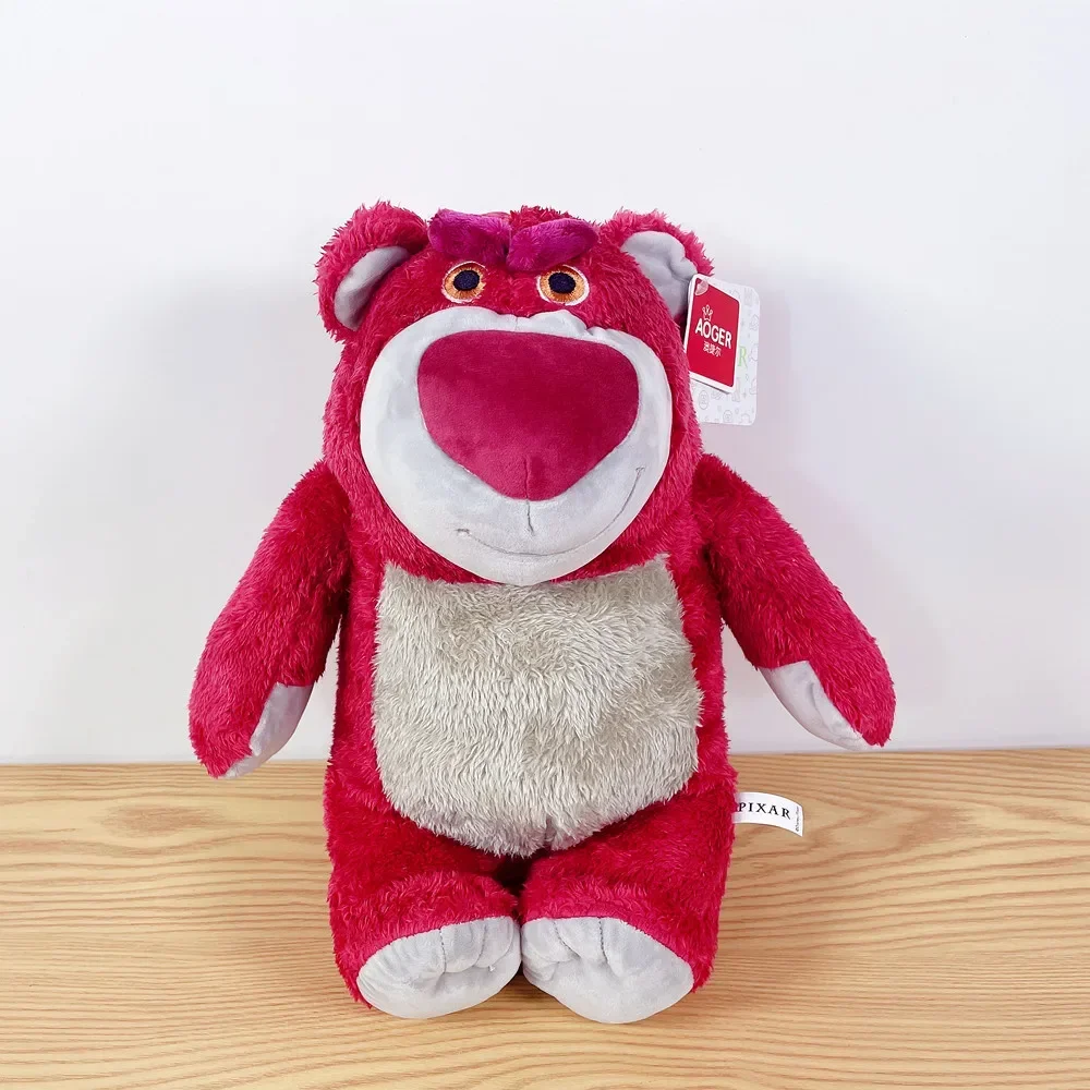 40cm TOY STORY Original Lotso Strawberry Bear Stuffed Bear plush toy Pillow doll Super Soft Toys for Kids with Strawberry smell