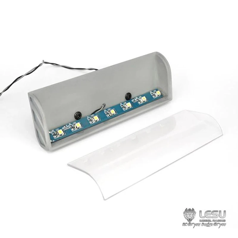 LESU 1/14 LED Tows remote control toy high top shell visor  light box car model remote control upgrade accessoriesS-1230