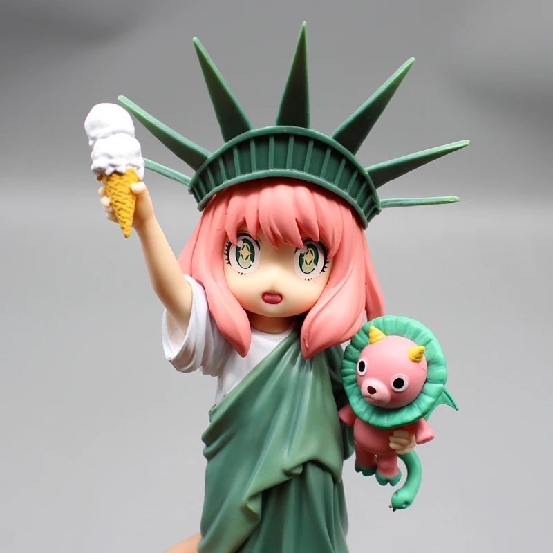 Spy Family Anime Figure Anya Forger Cos Statue Of Liberty  Cartoon Game Animation Figure Anime Model Ornament Doll Toy Gifts