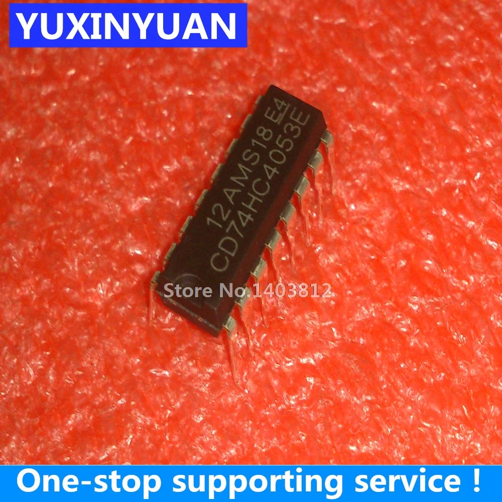 10pcs/lot 74HC4053N CD74HC4053E DIP-16 IC NEW IN STOCK