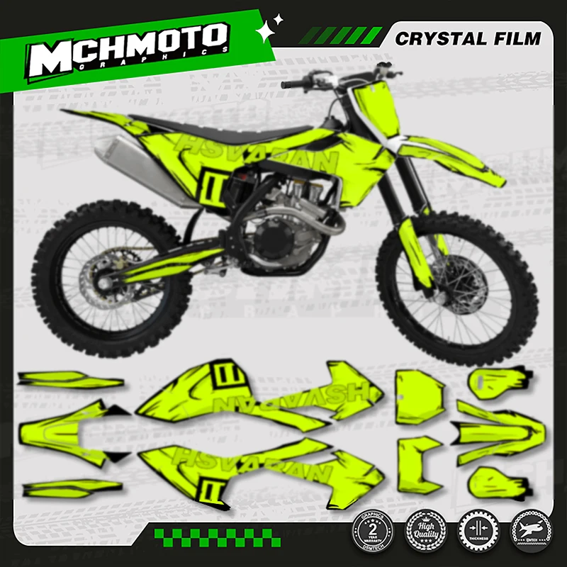 

MCHMFG For Husqvarna TE FE150 200 250 300 350 400 450 2017 2018 -19 TC FC 16-18 Motorcycle Graphics Decals Sticker Kit DECO 006