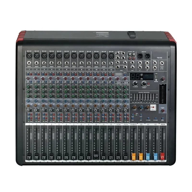 TG Popular Stereo Mixing Amplifier Bluetooth Digital Amplifier 99 Kinds Of DSP Effectors Karaoke Amplifier