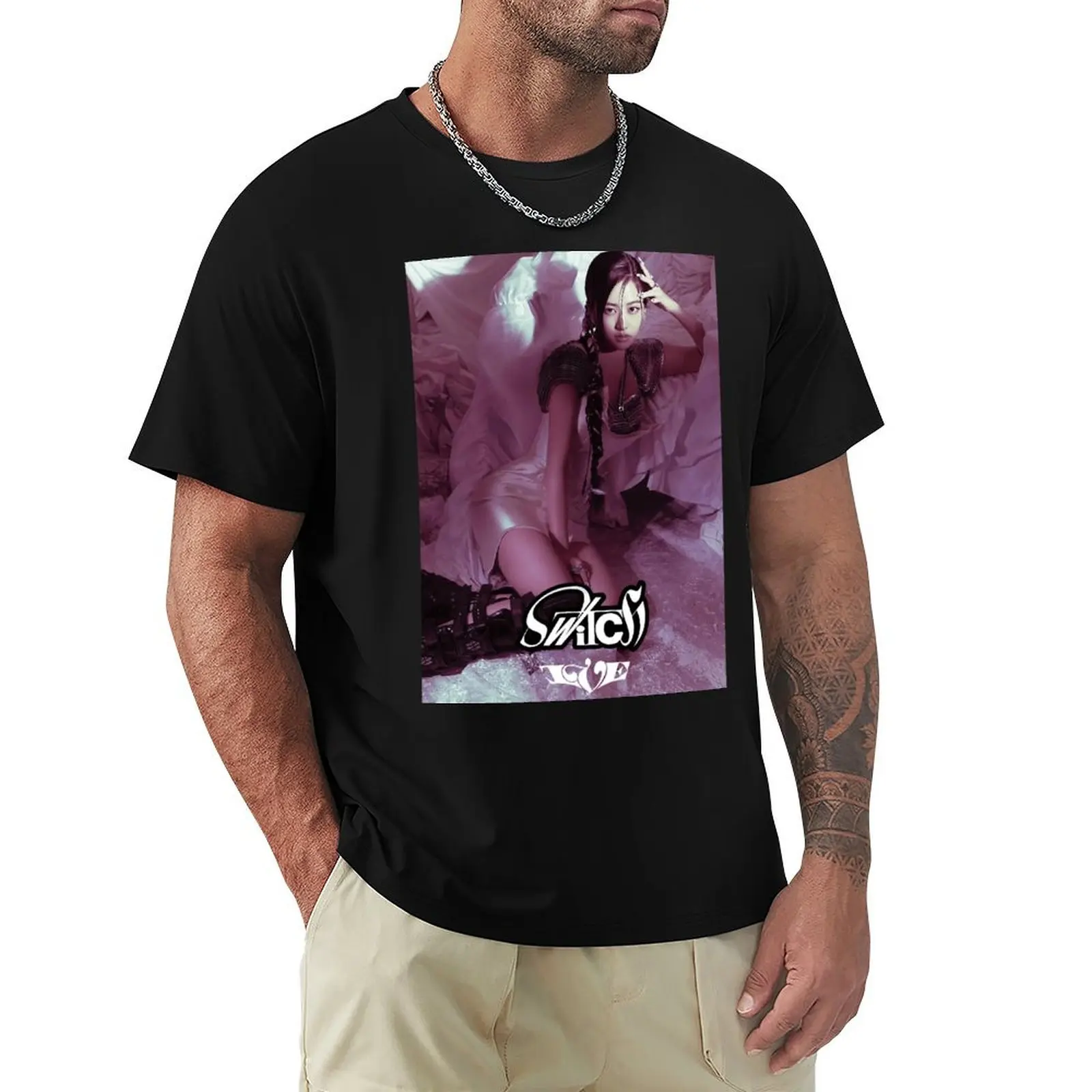 

IVE YUJIN IVE HEYA IVE Mine T-Shirt vintage anime shirt Personalized t-shirt outfits for men