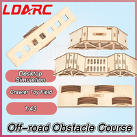 LDARC Desktop Simulation Off - road Obstacle Course - for 1/43 RC Model Car Crawler Toy Field, RC Cars