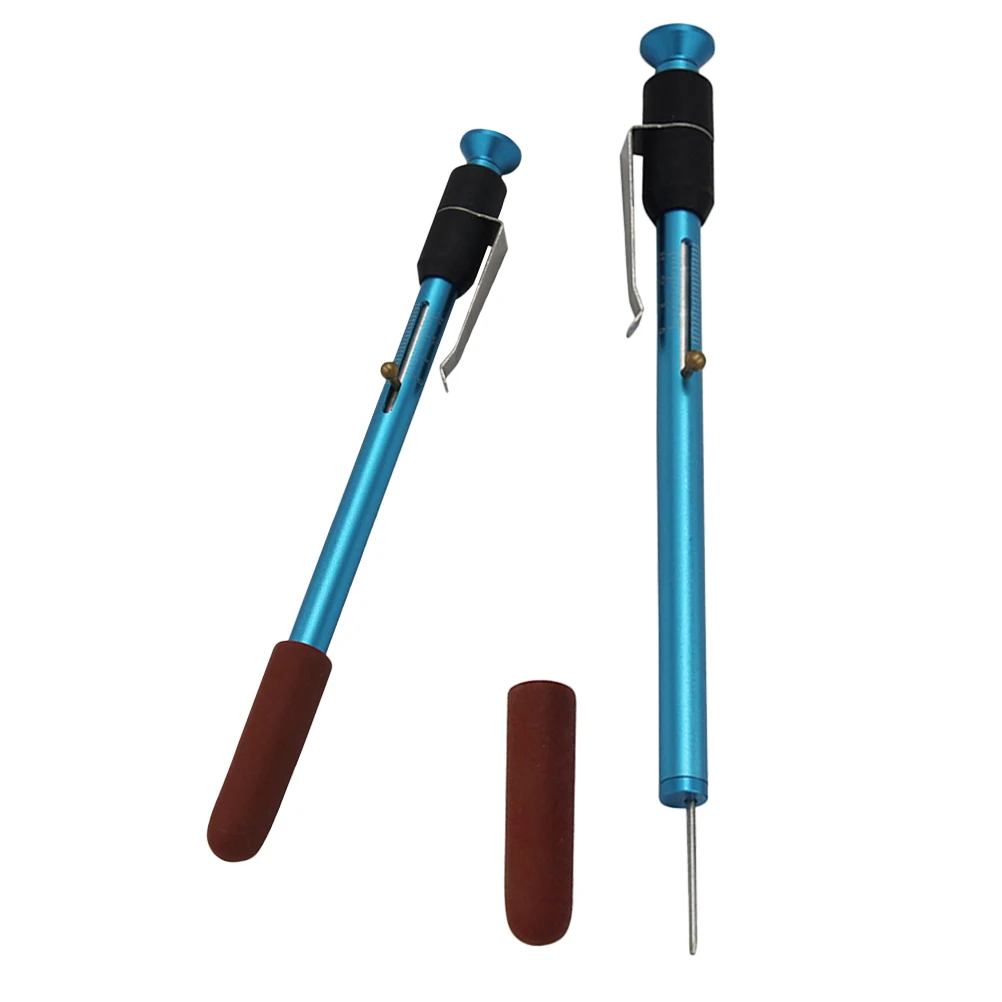 

2Pcs Brake Detection Pen Vehicle Thickness Gauge Measuring Tool for Car Tire Tire Tread Depth Gauge Depth Meter Auto Repair Set