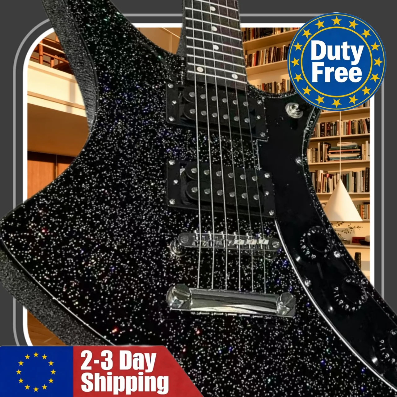 Guitare d'entraînement avec manche en palissandre et pont fixe, pour débutants, provenant d'un entrepôt allemand
