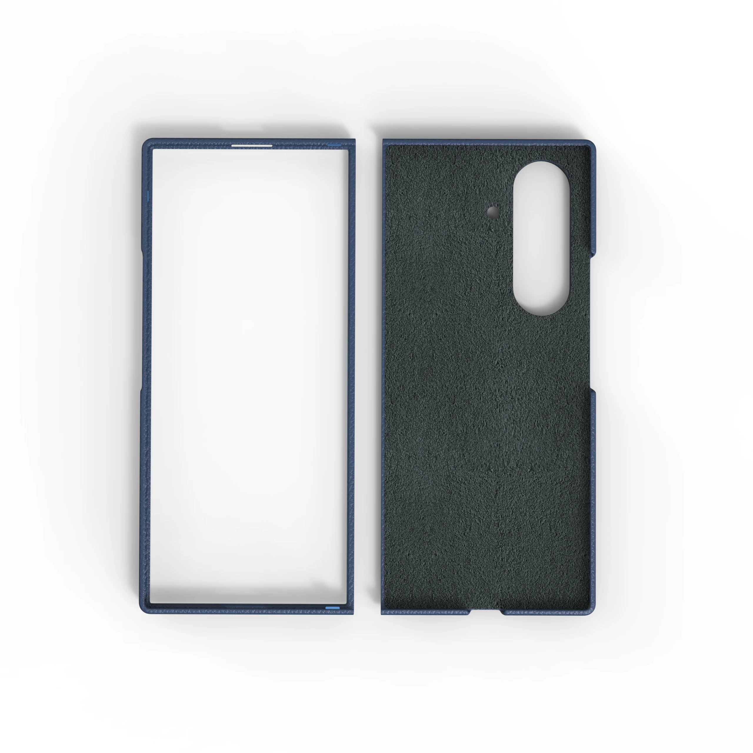 Luksusowe skórzane etui na telefon Samsung Galaxy Z Fold 8 Fold 8 Ultra Fold7 Fold 6, pełne ochronne etui na tył, odporne na wstrząsy. — zdjęcie produktu 4