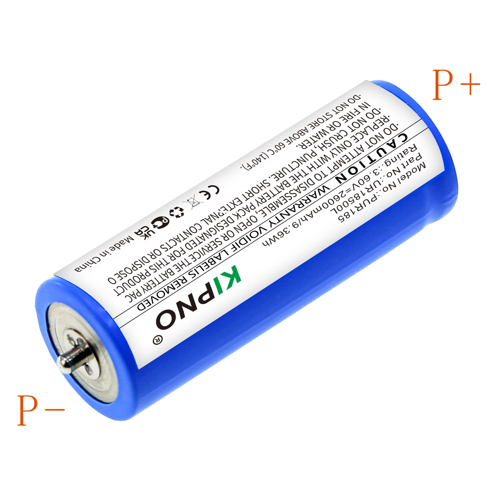 

2600mAh Replacement Battery for Braun UR18500Li Shaver Compatible with 3018765 720 730cc Epil 7 730S-4 67030625 703-0925