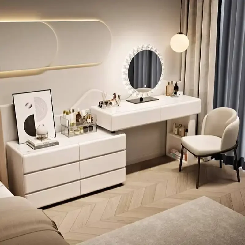 # Decoration Essentials Vanity Desk Simple Compact Modern Room Stuff Dressing Table Drawers Adult Coiffeuse De Chambre Furniture