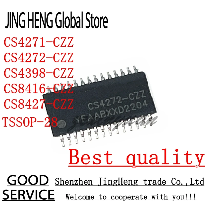 5Pcs CS4271-CZZ CS4272-CZZ CS4398-CZZ CS8416-CZZ CS8427-CZZ TSSOP-28