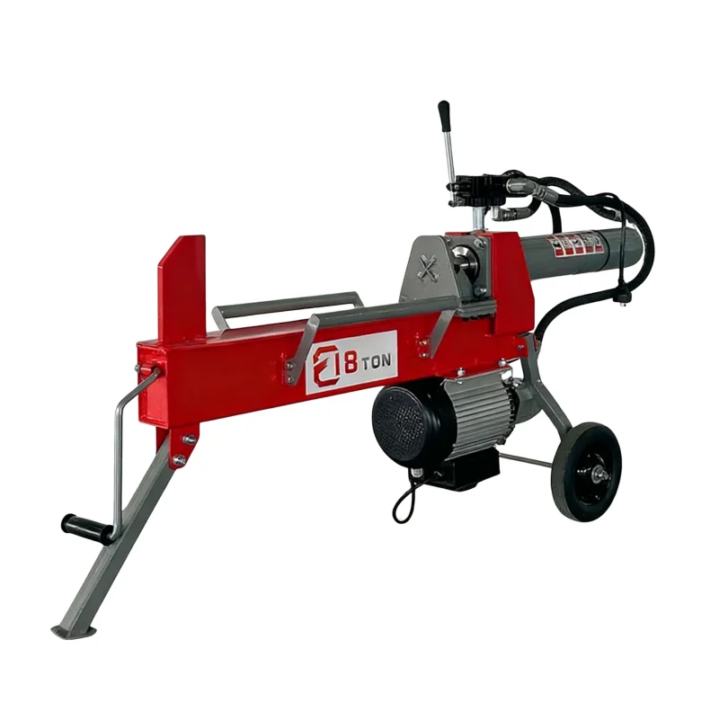 

Customized Electric Log Splitter, 18-ton Hydraulic Wood Splitter, 220v Electric Motor Wood Processor Forestry Machinery