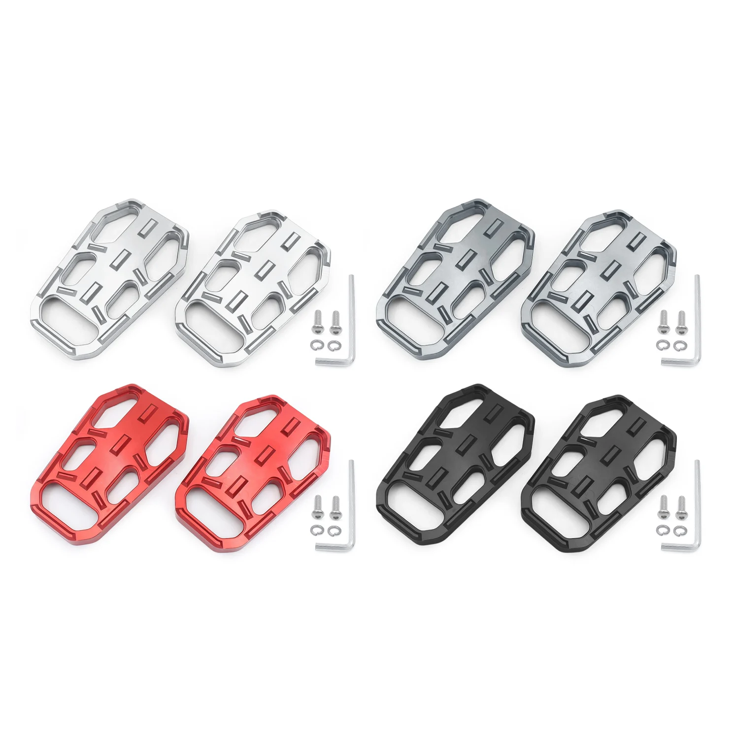 For ZONTES 368G 368 G 2024 2025 2026 Front Footpegs Competitive Footrest Widening Off Road Anti-skid Foot Pedal